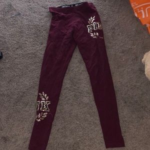 pink leggings